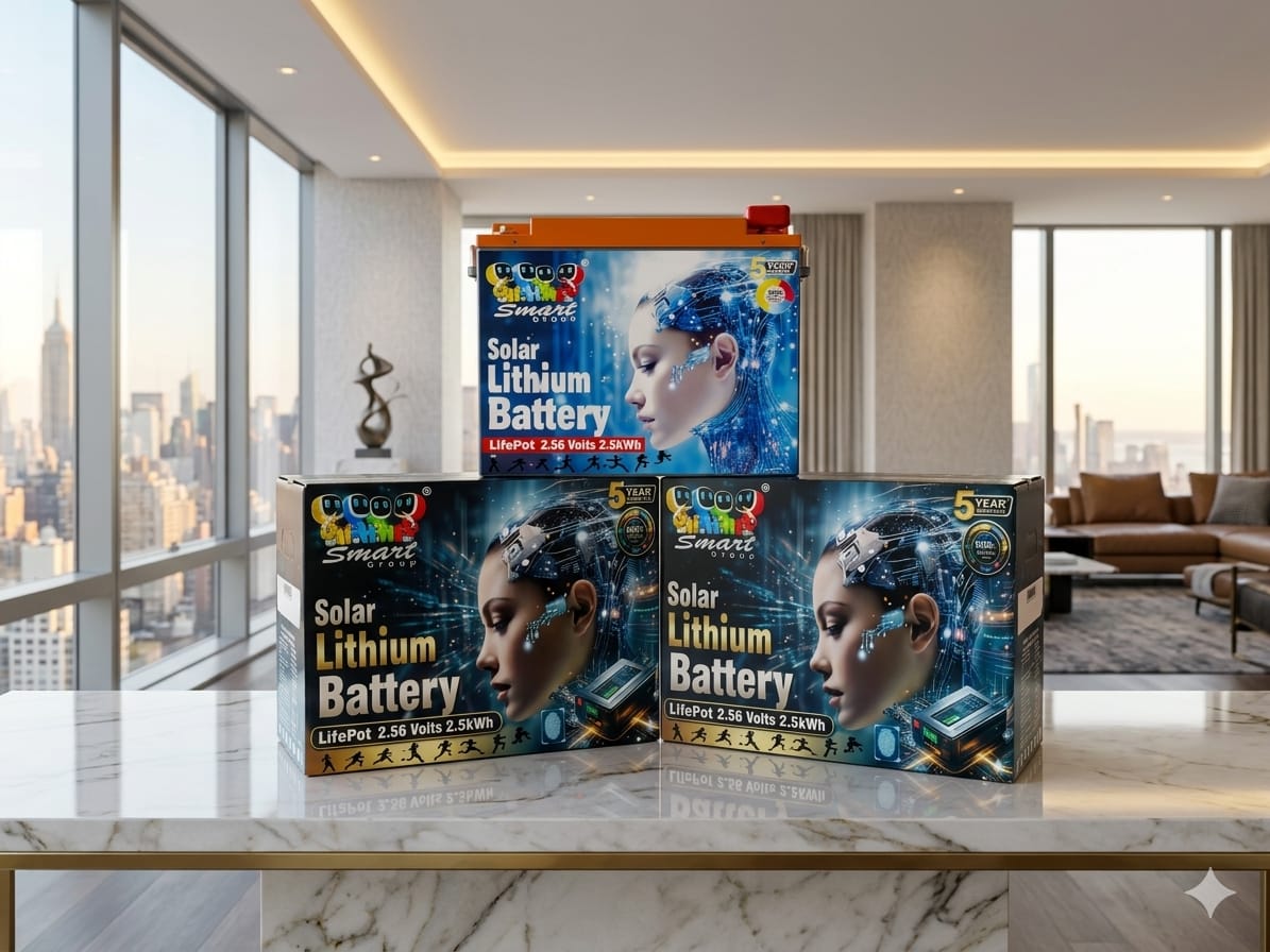 Smart Group Solar Lithium Battery product stack